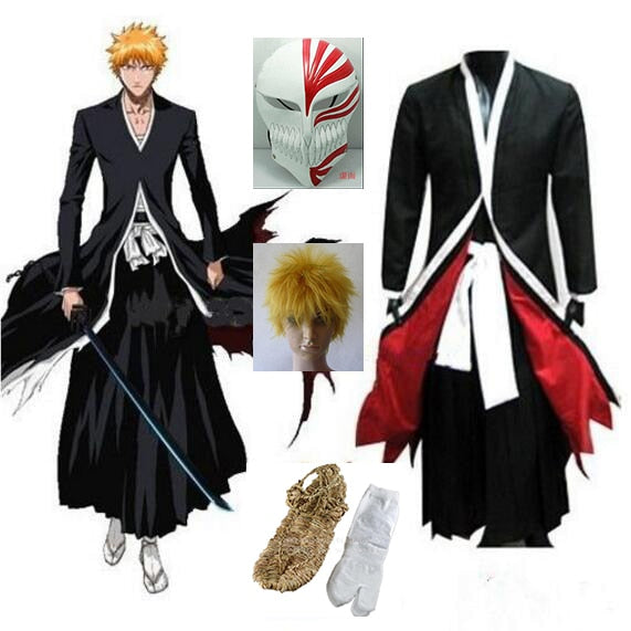 Anime Bleach Cosplay Ichigo Kurosaki Bankai