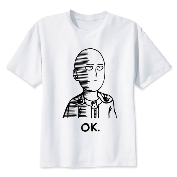 One Punch Man White T-Shirt