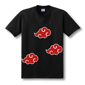 Anime Naruto Akatsuki Logo Pattern T-Shirt