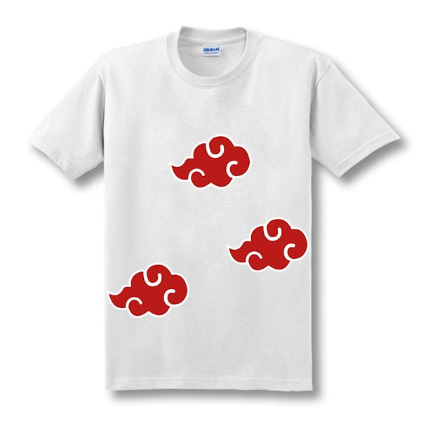 Anime Naruto Akatsuki Logo Pattern T-Shirt