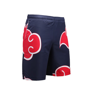 Summer Anime Naruto Akatsuki Short Pants