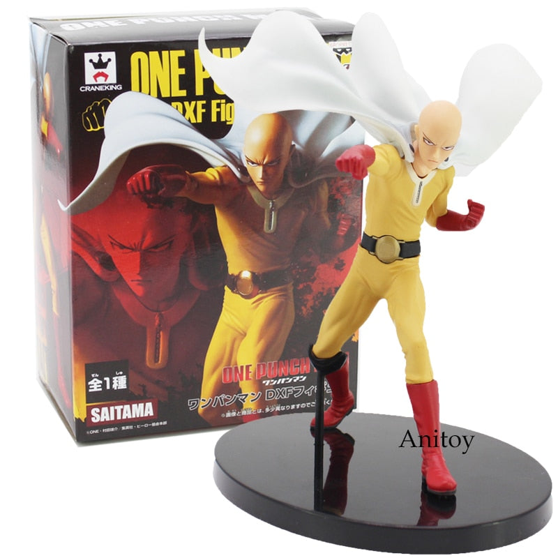 ( 20cm ) Anime One Punch Man Saitama PVC Action Figure