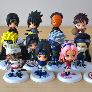 ( 6pcs/lot 7cm ) Japan Jump Comics Naruto Action Figures