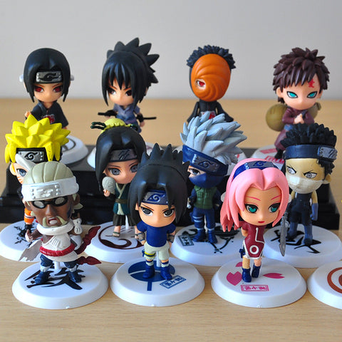 ( 6pcs/lot 7cm ) Japan Jump Comics Naruto Action Figures