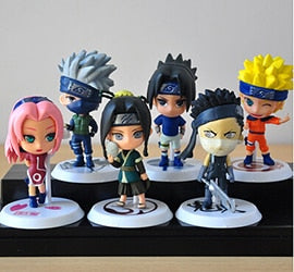 ( 6pcs/lot 7cm ) Japan Jump Comics Naruto Action Figures