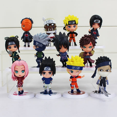 ( 6pcs/lot 7cm ) Naruto Figure Toy Mini Model Dol