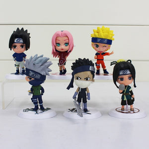 ( 6pcs/lot 7cm ) Naruto Figure Toy Mini Model Dol