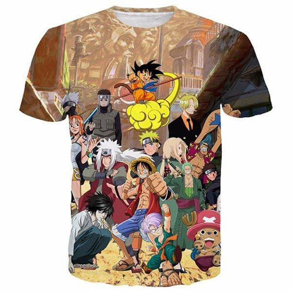 Anime One Piece Roronoa Zoro T Shirt