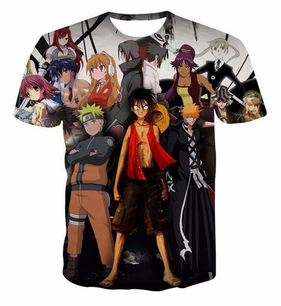 Anime One Piece Roronoa Zoro T Shirt