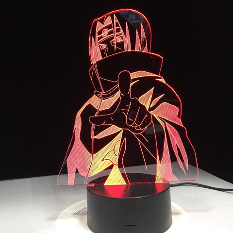 Uchiha İtachi Light 7 Color Changing Led 3D Visual