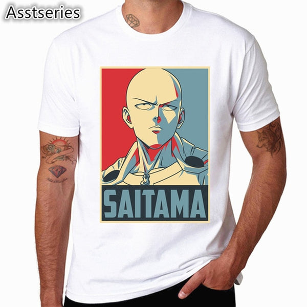 One Punch Man White T Shirt