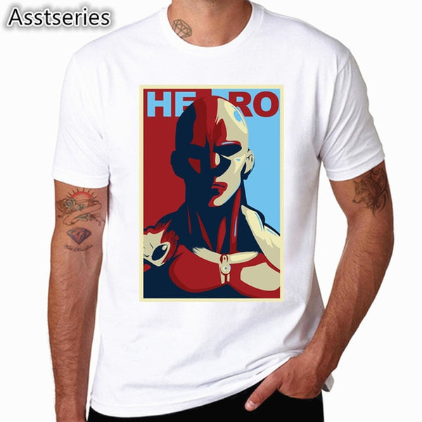 One Punch Man White T Shirt