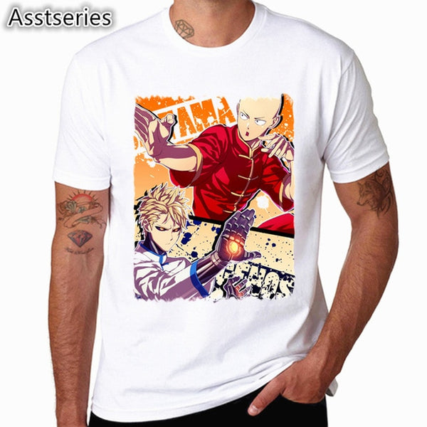 One Punch Man White T Shirt