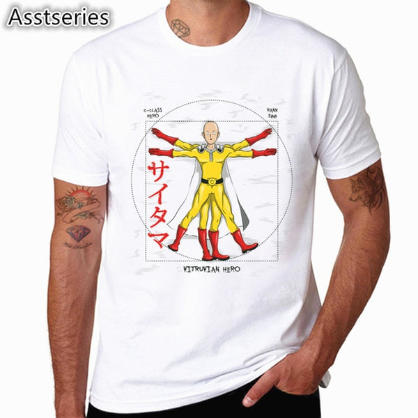 One Punch Man White T Shirt