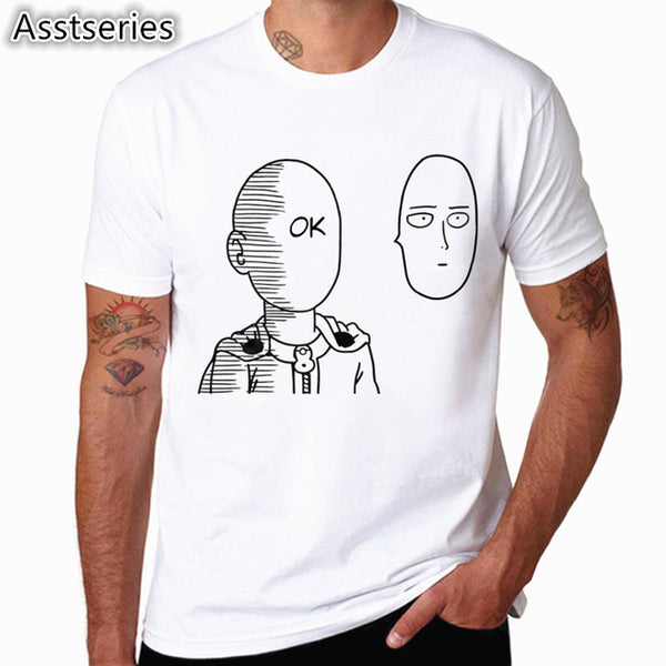 One Punch Man White T Shirt