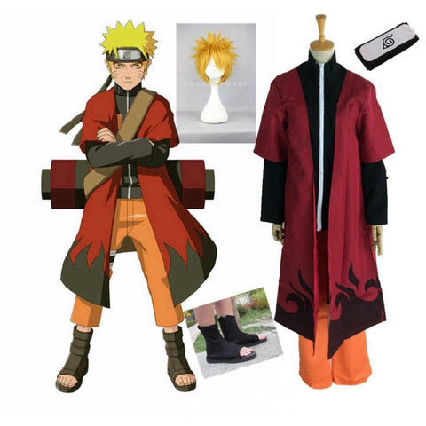 Anime Naruto Cosplay Costume Uzumaki Naruto