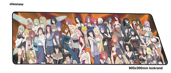 ( 90x30cm ) Anime Naruto Mouse Pad