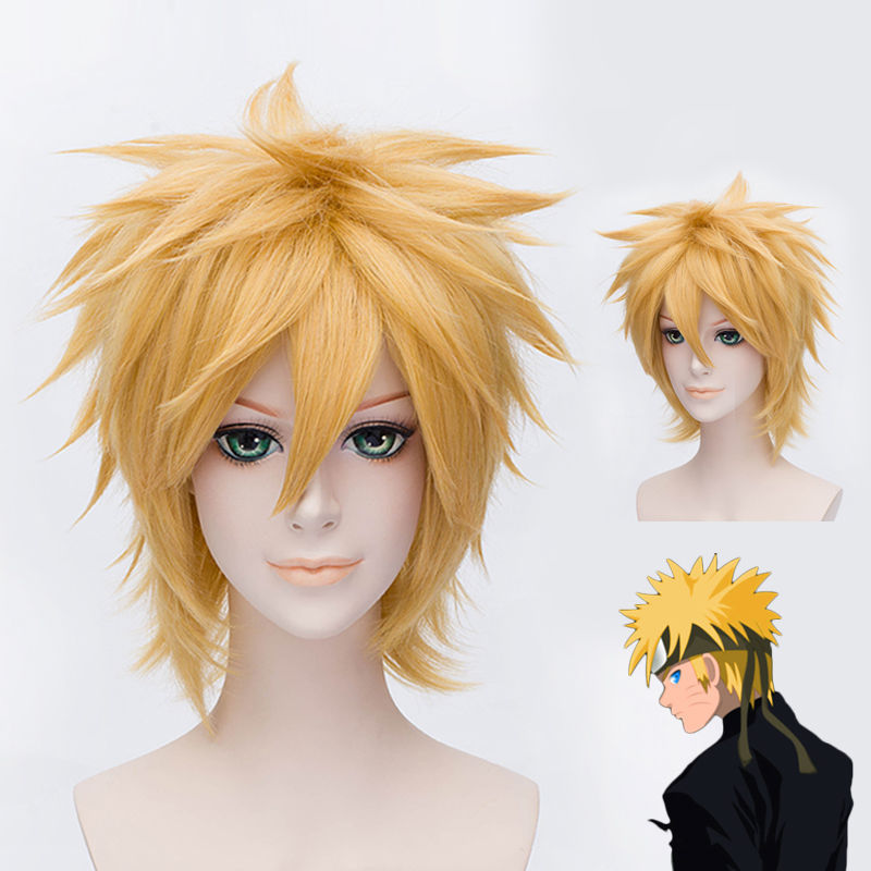 Anime Naruto Cosplay Uzumaki Naruto Hair