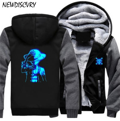 Anime One Piece Lıffy Hoodie Luminous