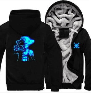 Anime One Piece Lıffy Hoodie Luminous