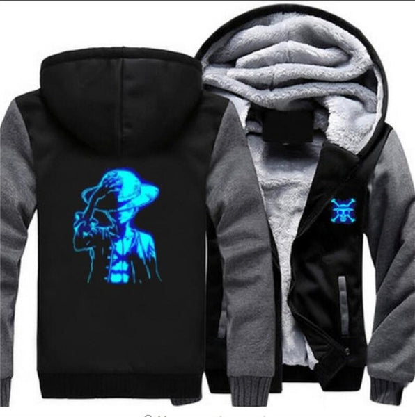 Anime One Piece Lıffy Hoodie Luminous