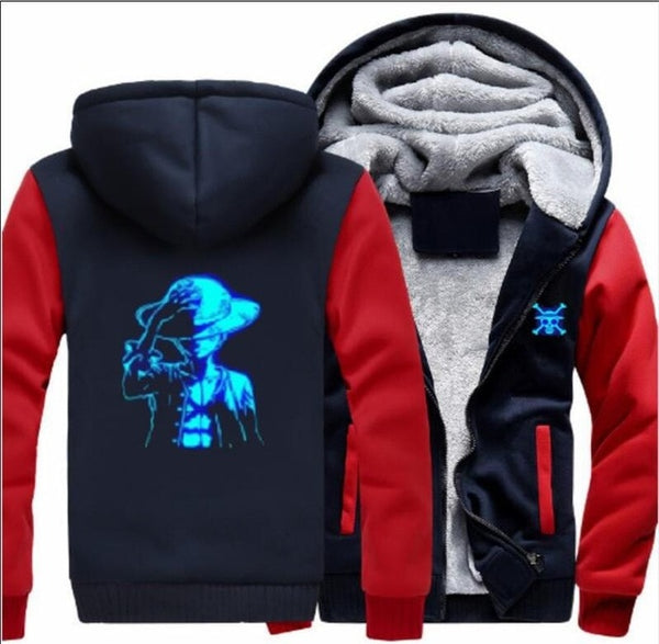 Anime One Piece Lıffy Hoodie Luminous