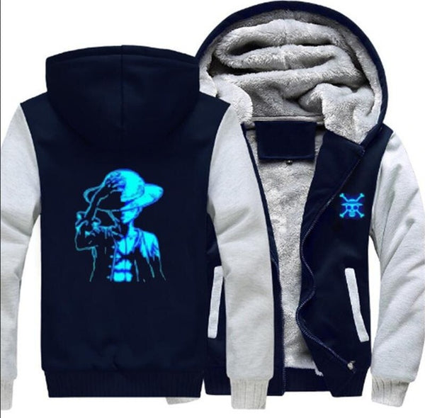 Anime One Piece Lıffy Hoodie Luminous