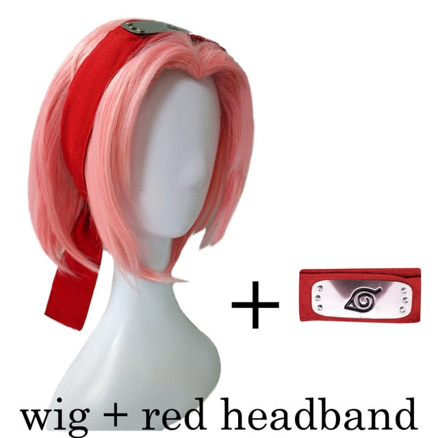 Anime Naruto Cosplay Haruno Sakura Hair