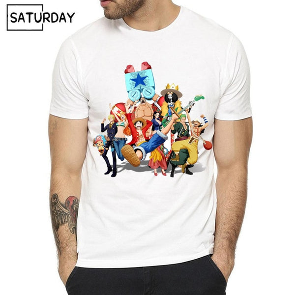 Anime One Piece Zoro and Sanji T Shirt