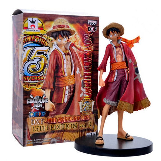 ( 17cm ) Anime One Piece Pvc Action Figure Luffy