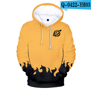 Anime Naruto Akatsuki Red Cloud Hoodie Unisex