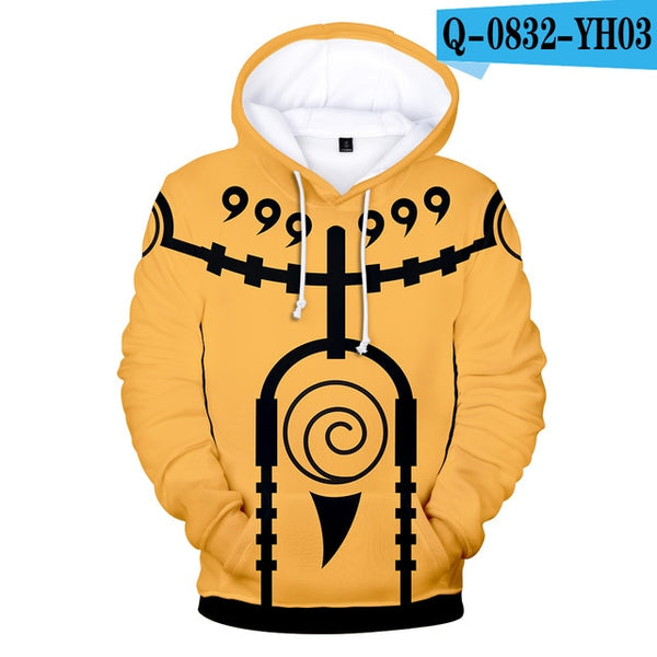 Anime Naruto Akatsuki Red Cloud Hoodie Unisex