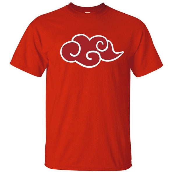 Anime Naruto Akatsuki Red Cloud T Shirt For Men