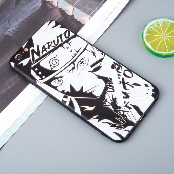 Naruto Case For iPhone XS Max XR Soft Silicon Cover For iPhone X 6 6S 7 8 Plus