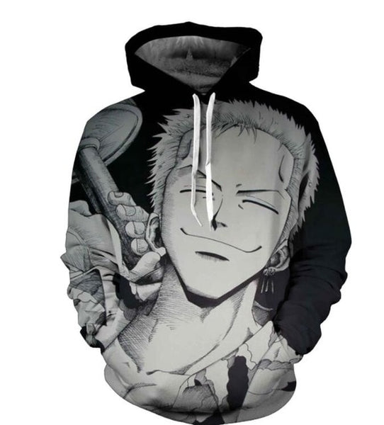 Anime One Piece Roronoa Zoro Hoodie