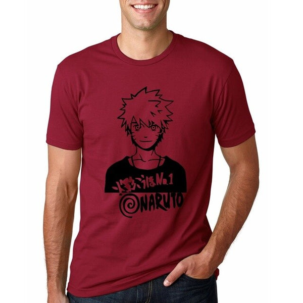 Anime Naruto Uzumaki Naruto T-Shirt For Men