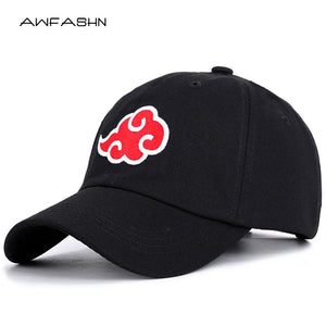 100% Cotton Akatsuki Logo Anime Naruto Hats
