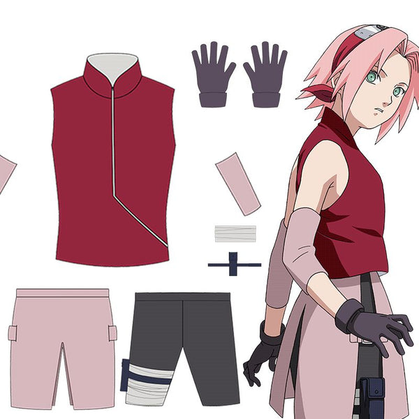 Anime Naruto Cosplay Haruno Sakura